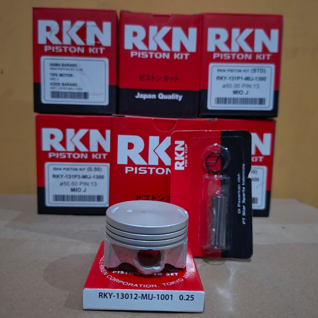 ชุดลูกสูบ MIO J GT 54P Os STD 025 050 RKN | แพ็คเกจลูกสูบ 54P Mio J GT Os STD 0.25 0.50 RKN