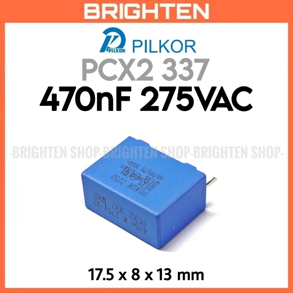 PILKOR MKP 470nF 275VAC 0.47uF 474 PCX2 337