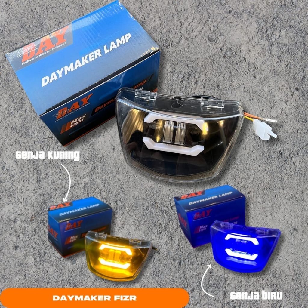 Daymaker fiz r ตัวสะท้อนแสงไฟหน้า led sport day pnp Vega lama