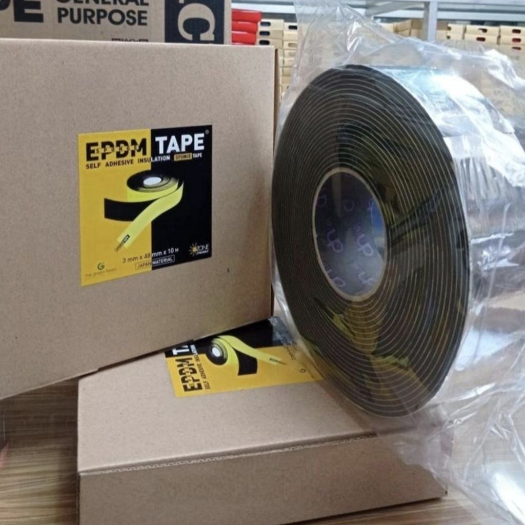 โฟมเดี่ยว EPDM SPONGE เทป SELFADHESIVE INSULATION 3MMX48MMX10 MTER