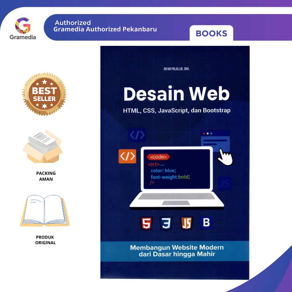 Gramedia Pekanbaru - HTML, CSS, Javascript และ Bootstrap Web Design