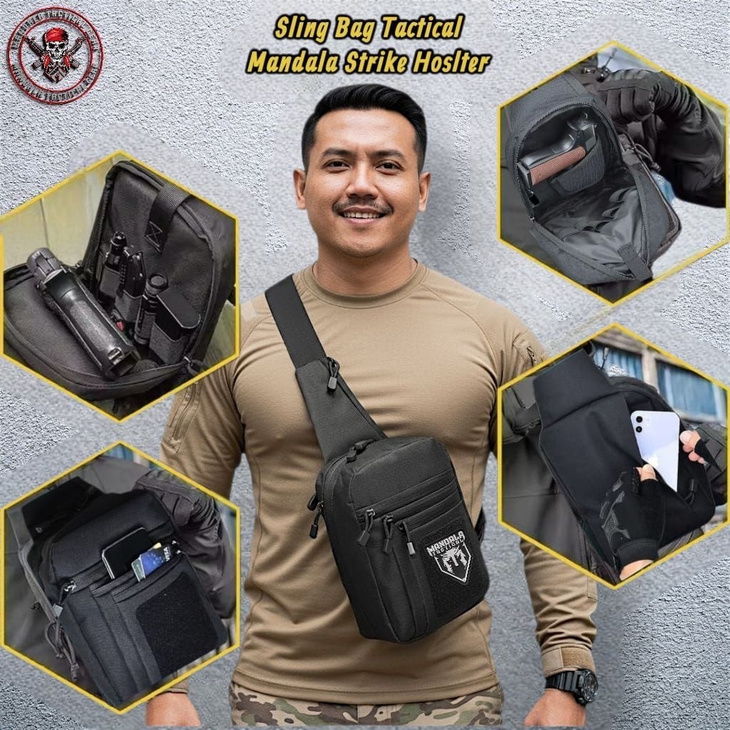 Mandala Strike Holster Tactical Slingbag | กระเป๋าสะพายยุทธวิธีของ Mandala Strike Hoslter