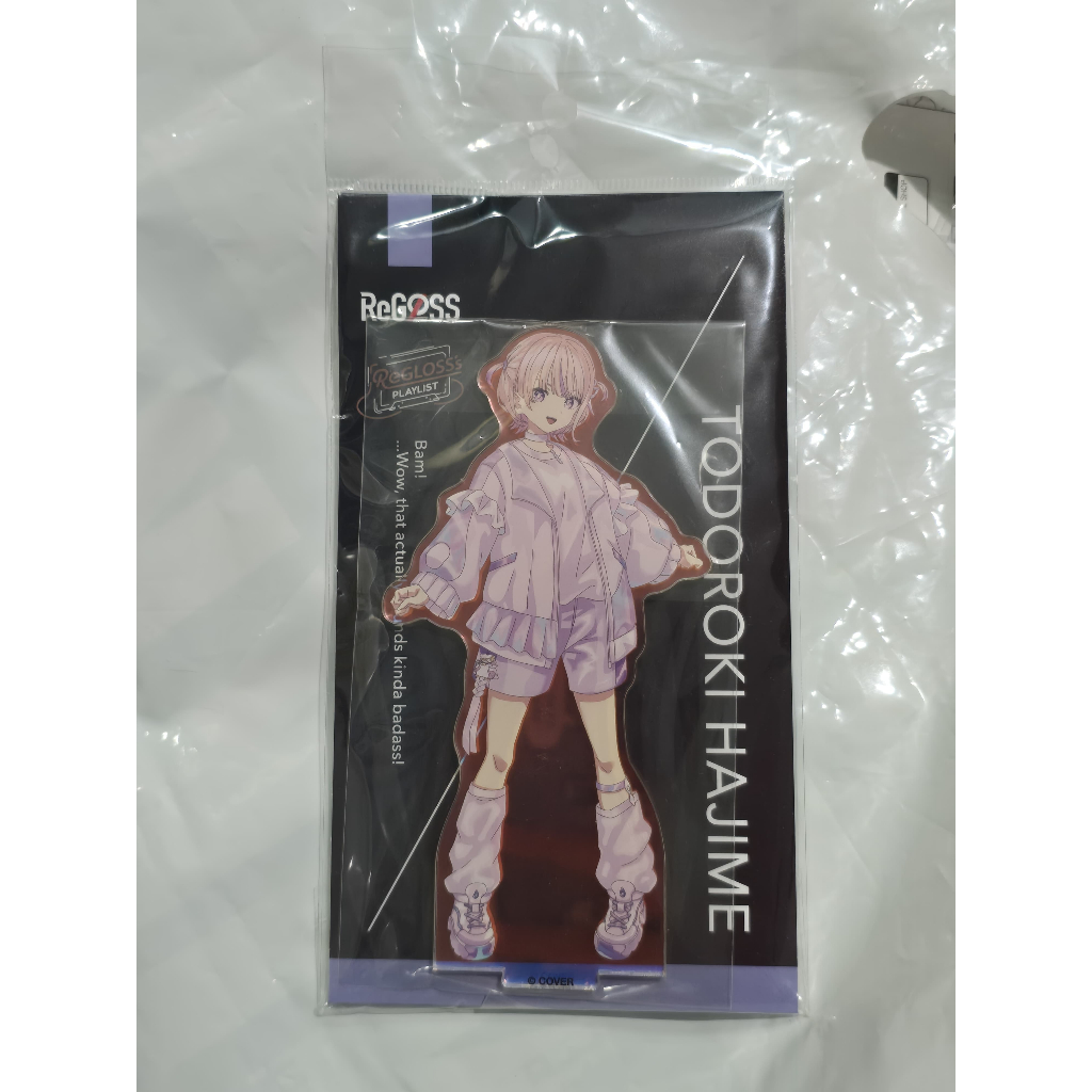 Hololive DEV_IS ReGloss Playlist Todoroki Hajime ขาตั้งอะคริลิค