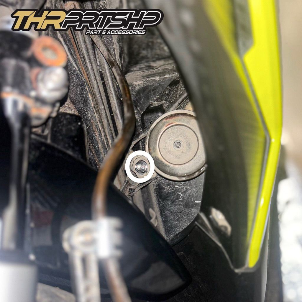 น๊อตยึดแตร (เบนโลว์) Vario BeAT Scoopy, Stainless Heng