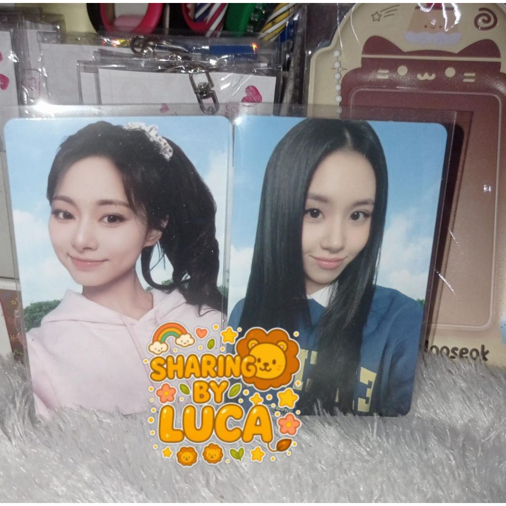 โฟโต้การ์ด TZUYU CHAEYOUNG TWICE x NABATI