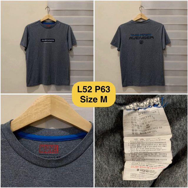 เสื้อยืด Marvel Avenger Grey ดั้งเดิม