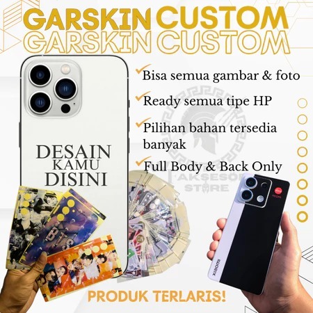 KEY-Custom Garskin FULL BODY Anti-Fungus HP สติกเกอร์สําหรับ REDMI 17 PRO 17 15TPro 15T 15Ultra 15Pr