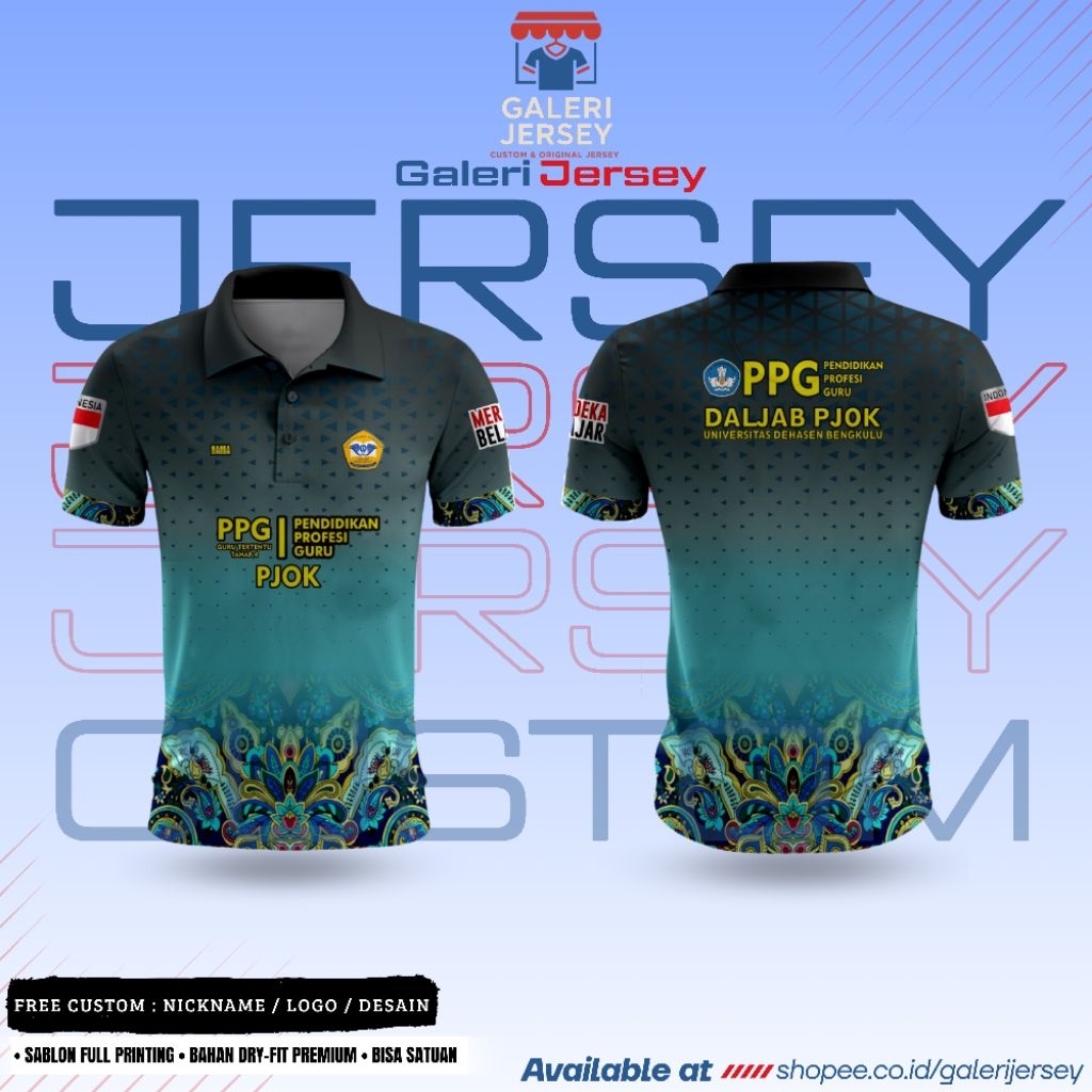 PPG PJOK UNIFORM JERSEY STAGE 4 UNIVERSITY OF DEHASEN BENGKULU พิมพ์เต็ม