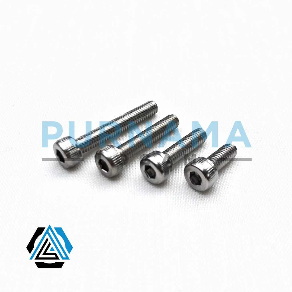 Bolt L M3 x 10 (ยาว 1 ซม.) กุญแจสแตนเลส 304 A2-70/ L2.5