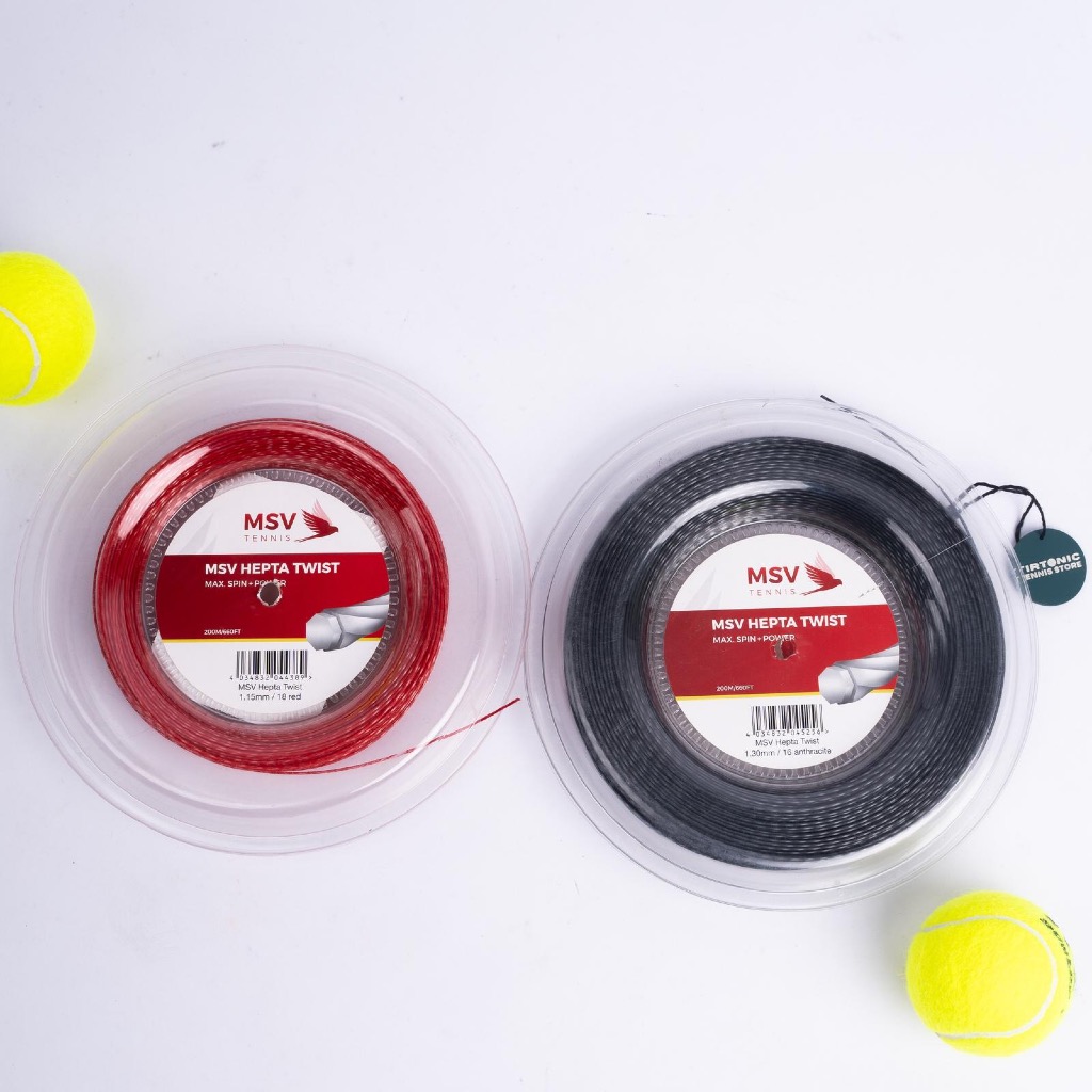 MSV Hpta Twist Tennis String Reel ตัด 12 ม. ต้นฉบับ
