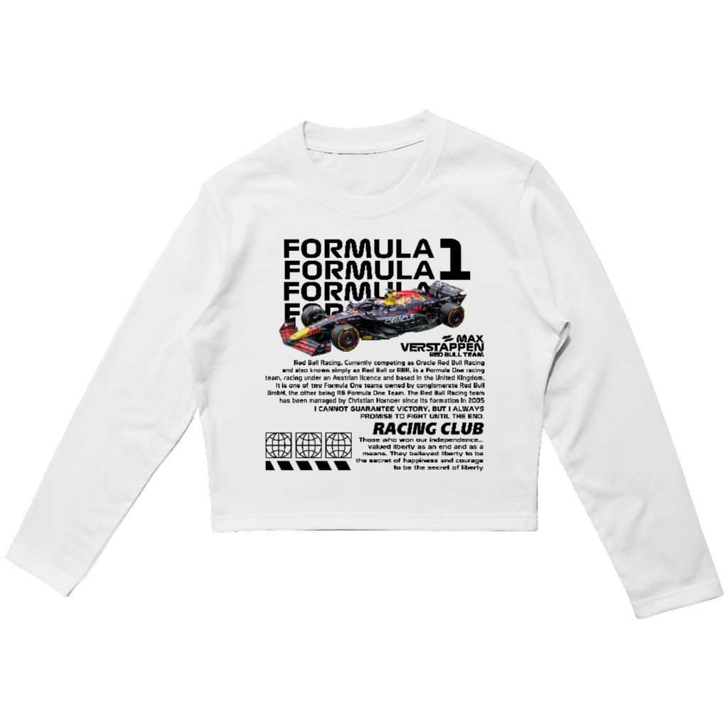 Longsleeves Baby Tee F1 Max Redbull