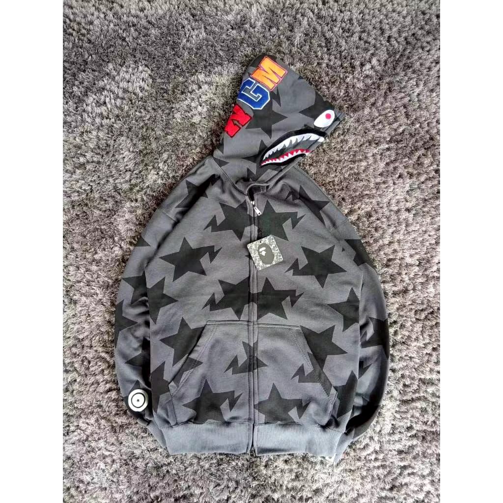 BAPE X STAR CAMO ZIPPER HOODIE