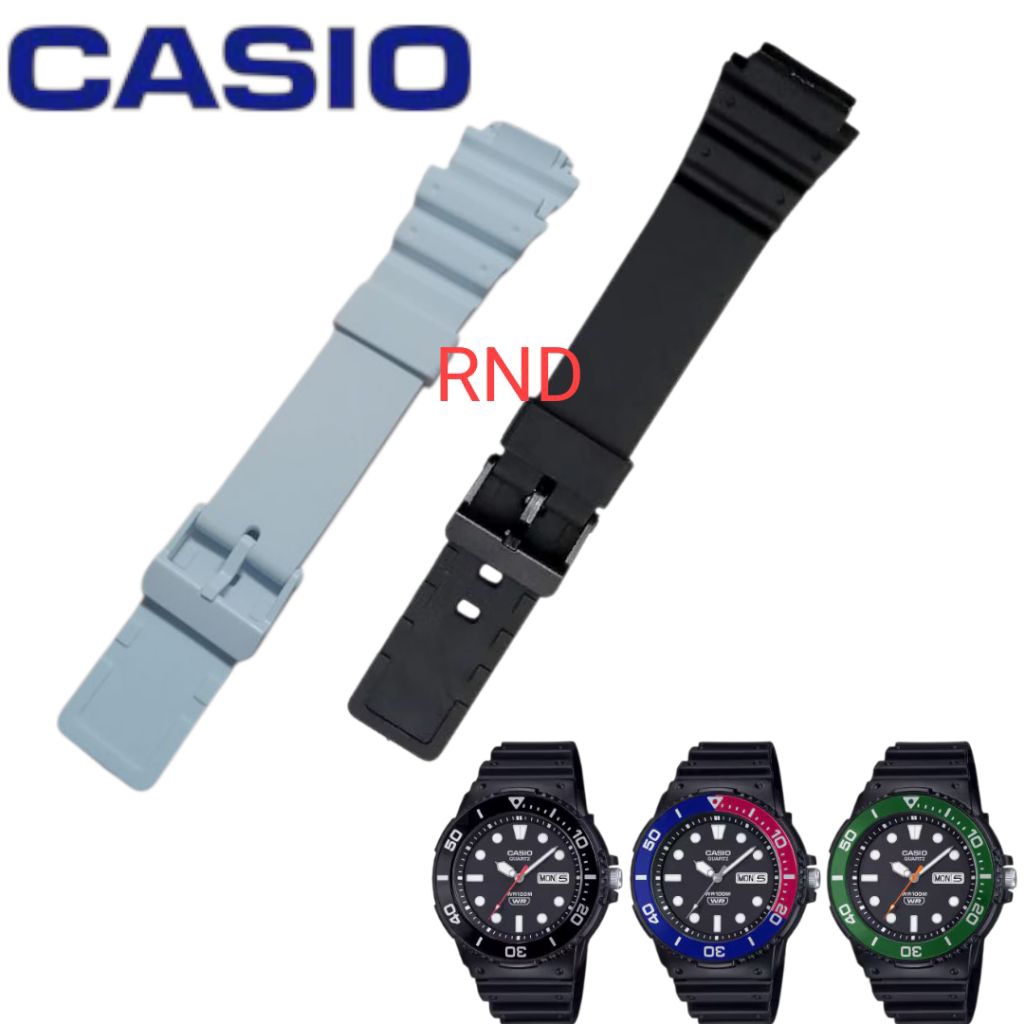 Casio MRW230 MRW-230H Strap Casio MRW 230 H สายนาฬิกายาง