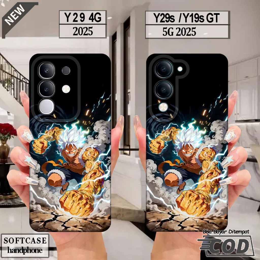 VIVO Y29 4G Silicone - เคส VIVO Y29S - เคส VIVO Y19S GT _เคส softcase สีดําใสยืดหยุ่นสุดเท่