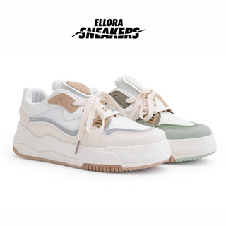 ELLORA Sneakers Wanita Korean Style Casual Sporty Sepatu Kets Wanita Nyaman Kekinian 2026 Alicia