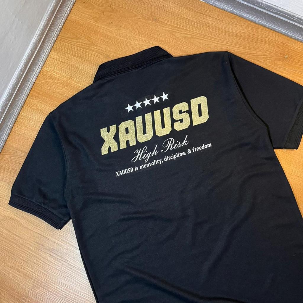 เสื้อโปโล XAUUSD Glitter Gold Special Edition