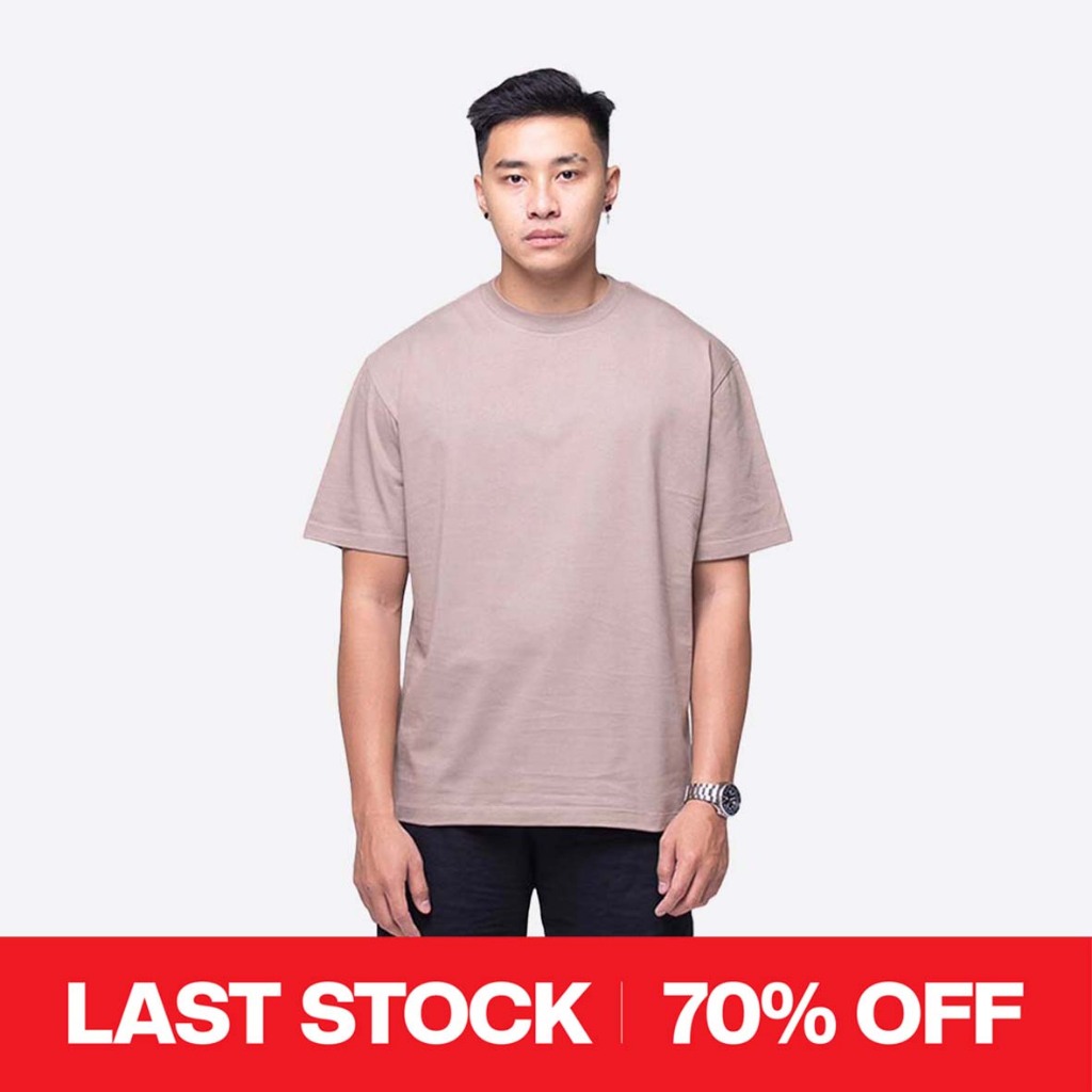 ODS เสื้อยืดโอเวอร์ไซส์ Light Taupe