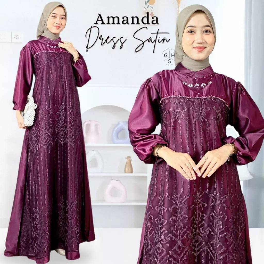 Kenzie Fashion Manda Dress หรูหราผ้าโบรเคดหรูหรา