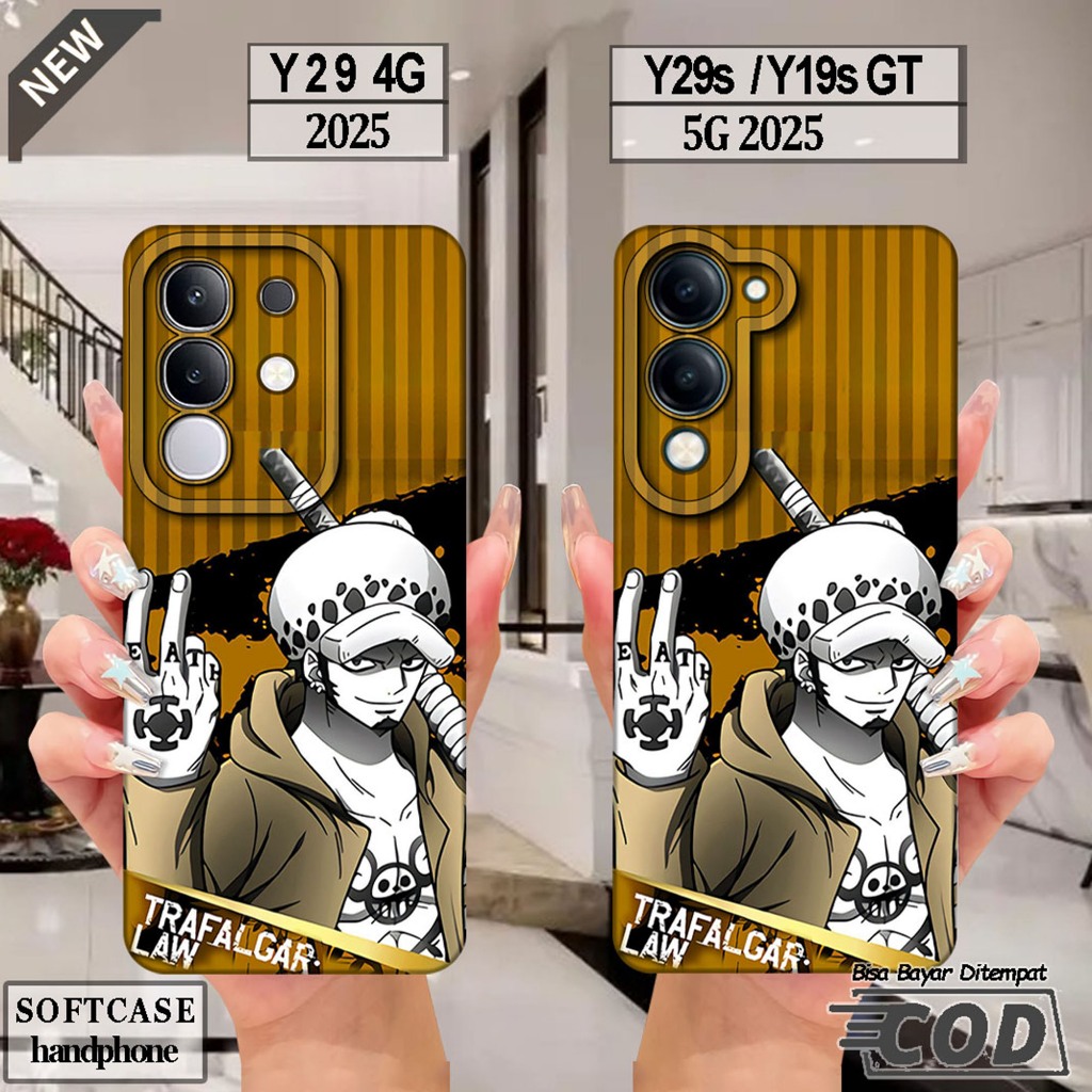 VIVO Y29 4G Silicone - VIVO Y29S - เคส VIVO Y19S GT _เคส softcase สีดําใสยืดหยุ่นสุดเท่