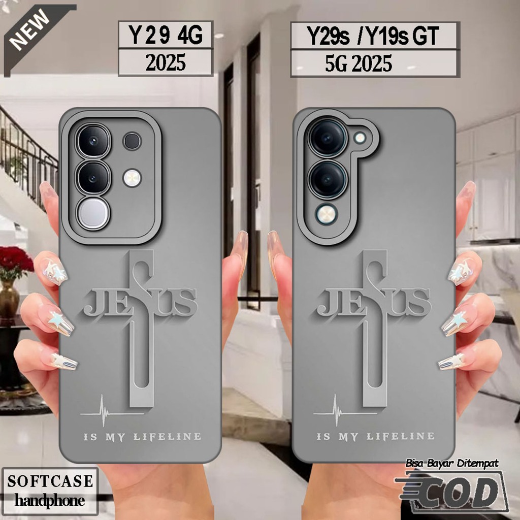 VIVO Y29 4G Silicone - VIVO Y29S - เคส VIVO Y19S GT _เคส softcase สีดําใสยืดหยุ่นสุดเท่