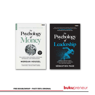 Bukupreneur - Paket Buku The Psychology of Money + The Psychology of Leadership