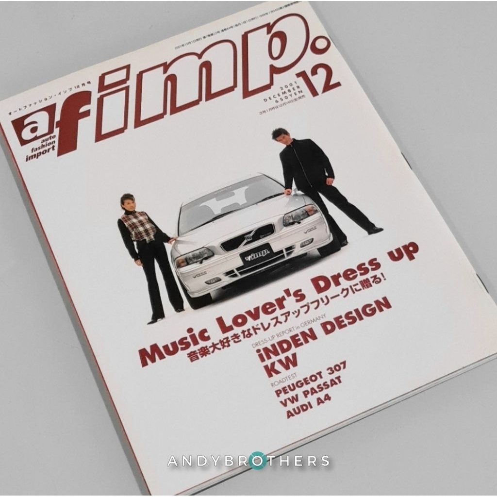 ตลาดในประเทศญี่ปุ่น JDM Euro Cars Automotive Catalog Book / Magazine - af IMP - ต้นฉบับ