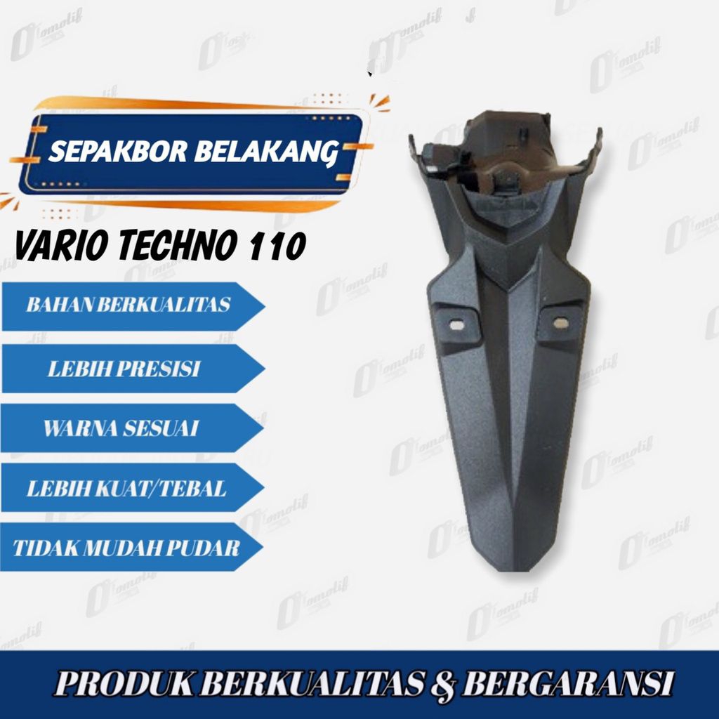 บังโคลนหลัง Vario Techno 110 บังโคลนหลังเก่า rr Honda Vario Techno 110 คาร์บูเรเตอร์เก่า