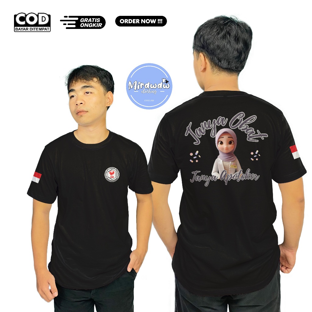 เสื้อยืด เภสัชกรยาคําถาม IAI Distro เสื้อผ้า