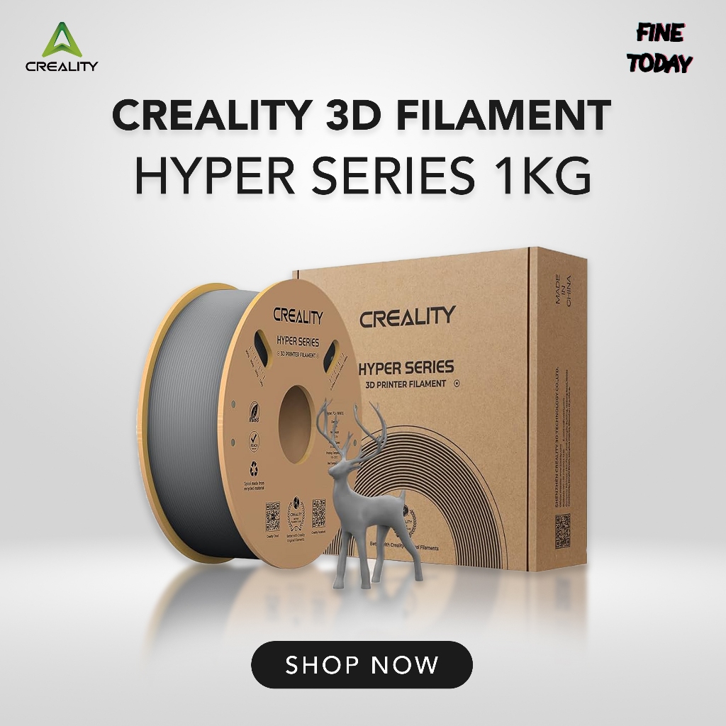 Creality Hyper PLA 3D Filament Ink 1.75 มม. 1 กก.FDM Filament การพิมพ์ความเร็วสูงความแข็งแรงสูง