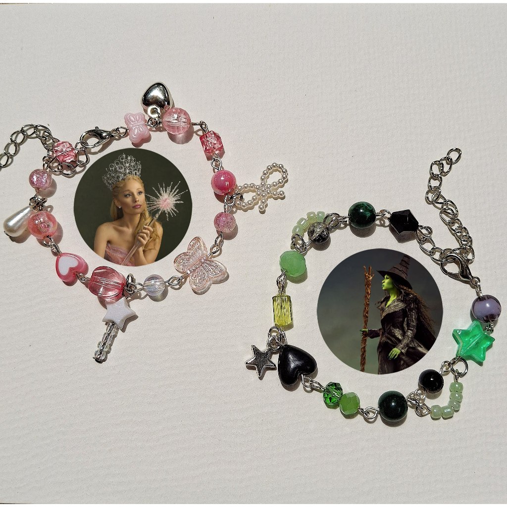 สร้อยข้อมือ Wicked Inpsired | สร้อยข้อมือ Glinda Elphaba Wicked Merch
