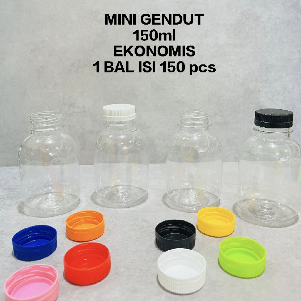 Bigta_150ml ประหยัด MINI FAT BOTTLE SN คอสั้น (1 ลูก มี 150 ชิ้น)