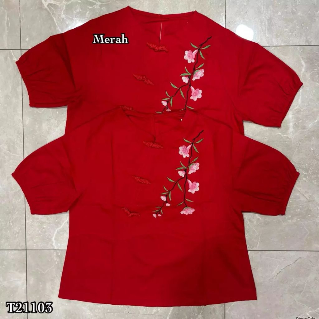 KATUN T21103 เสื้อกี่เพ้าผ้าฝ้ายนําเข้า bkk