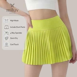 MILUV ACTIVE Rok Bianca rok tennis padel gym aerobic wanita