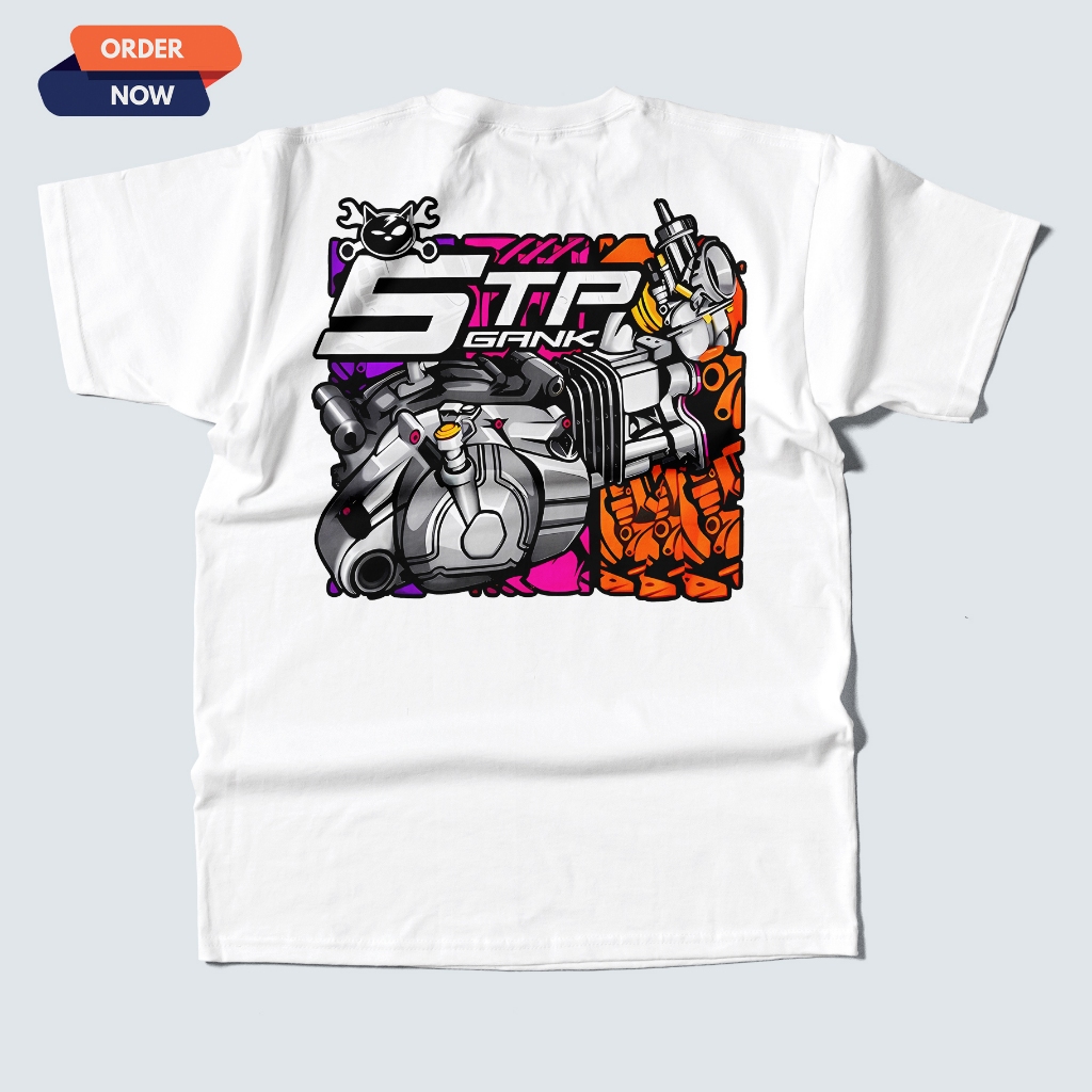 5TP / JUPITER Z / BURHAN SLEEP ENGINE / MOFIKASI / เสื้อยืด ROAD RACE