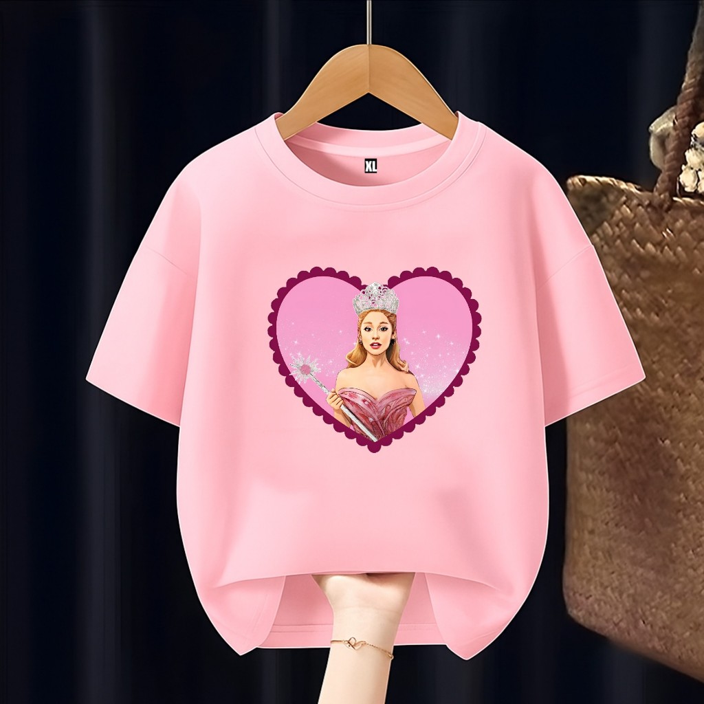 GLINDA WICKED KIDS เสื้อยืดสําหรับชื่อที่กําหนดเองที่ดีฟรี