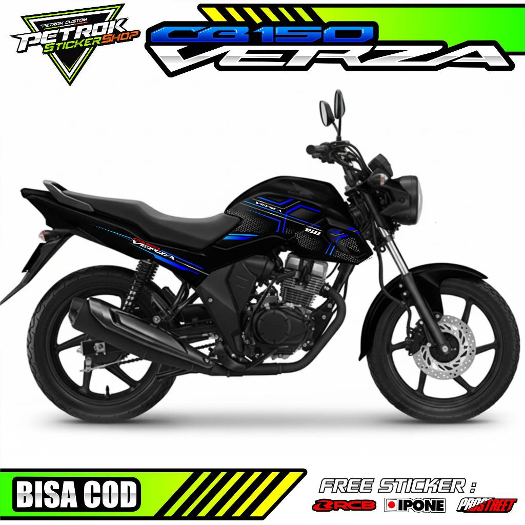 HONDA CB VERZA 150 แถบตัวแปร / HONDA CB VERZA 150 MOTORCYCLE STICKER LIST