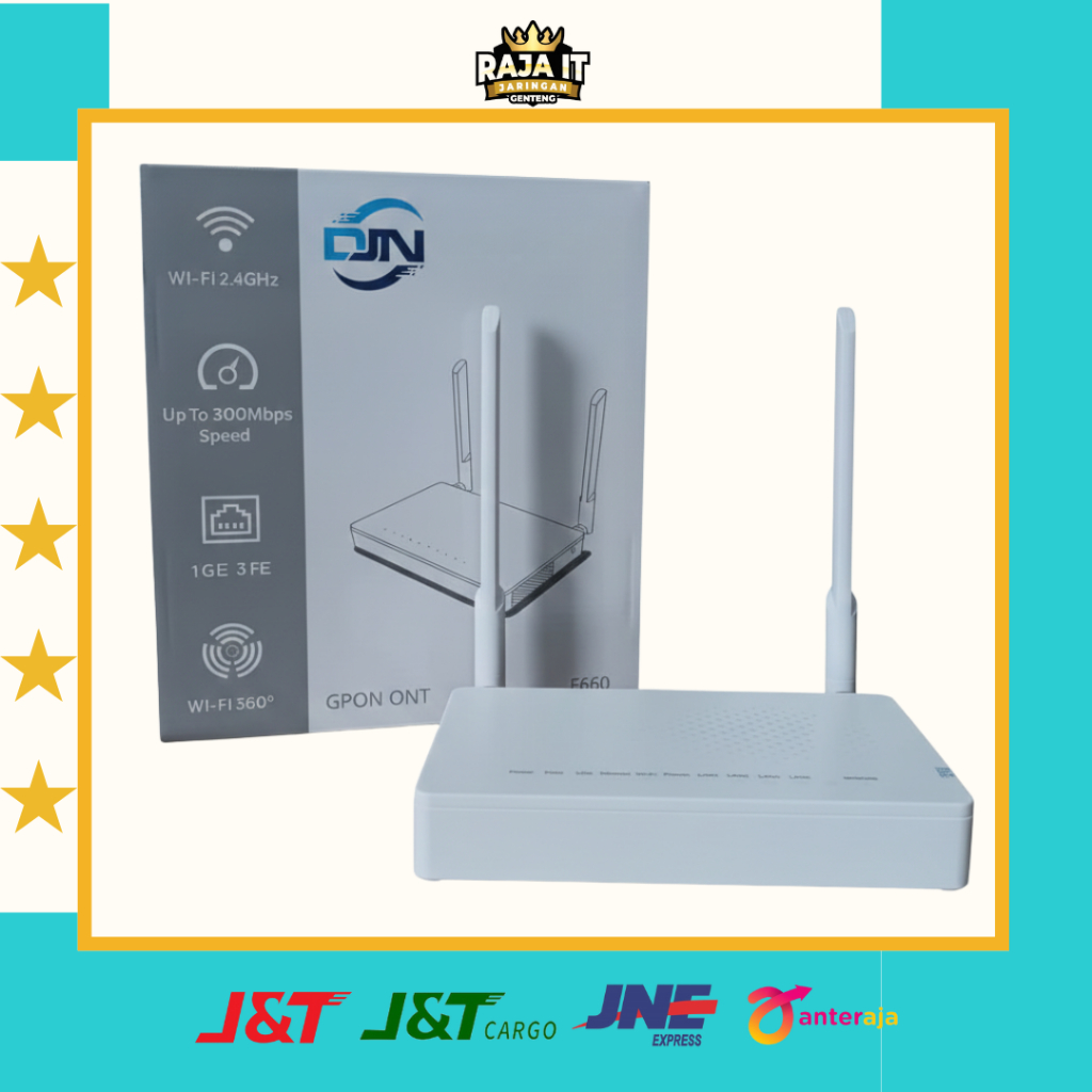 โมเด็ม GPON ONT DJTN F660 V8.0 FTTH ใหม่