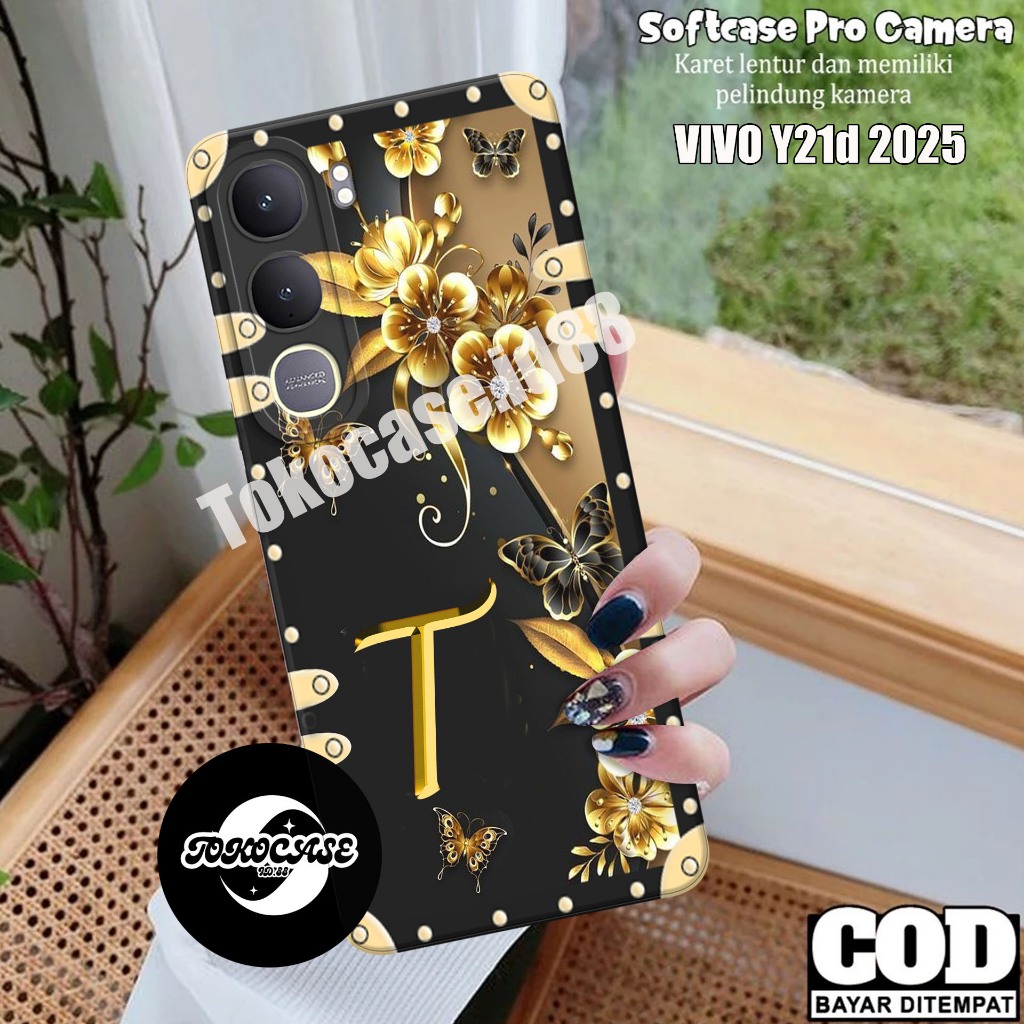 เคส VIVO Y21d ใหม่ล่าสุด 2025 - เคส VIVO Y21 d 2025 _ปลอกยางสีดําใสแบบยืดหยุ่นเย็น Silicone_24