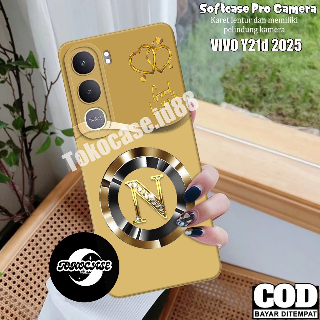 เคส VIVO Y21d ใหม่ล่าสุด 2025 - เคส VIVO Y21 d 2025 _ปลอกยางสีดําใสแบบยืดหยุ่นเย็น Silicone_54