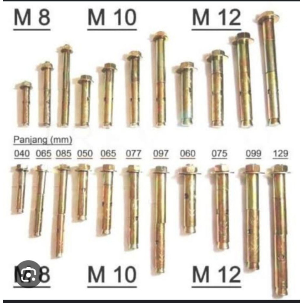 DYNABOLT OR CONCRETE BOLT ยี่ห้อ WOWO