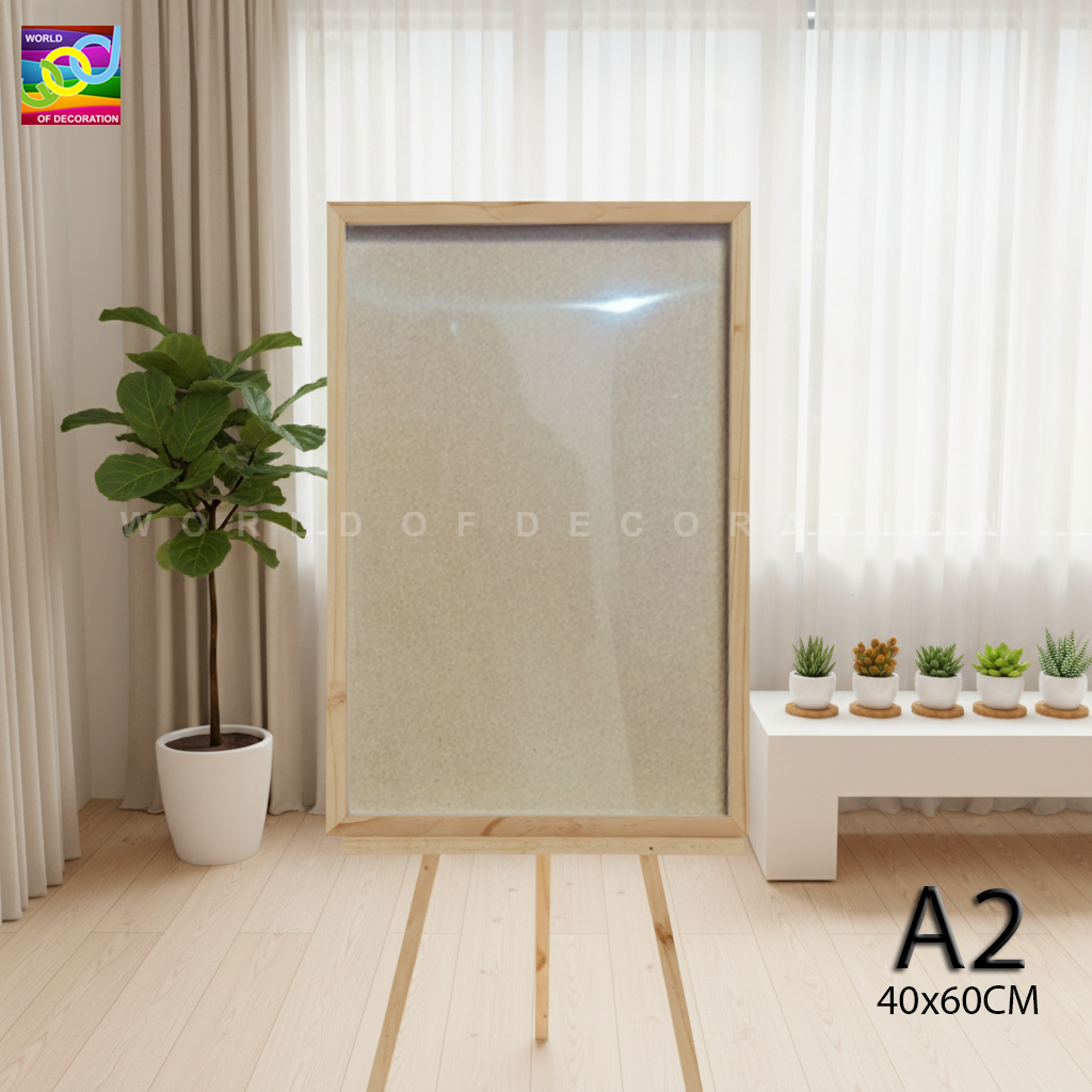 A2 กรอบรูปไม้ A2 ขนาดกรอบรูปไม้ 42 x 59.1 CM กรอบรูปไม้สักดัตช์