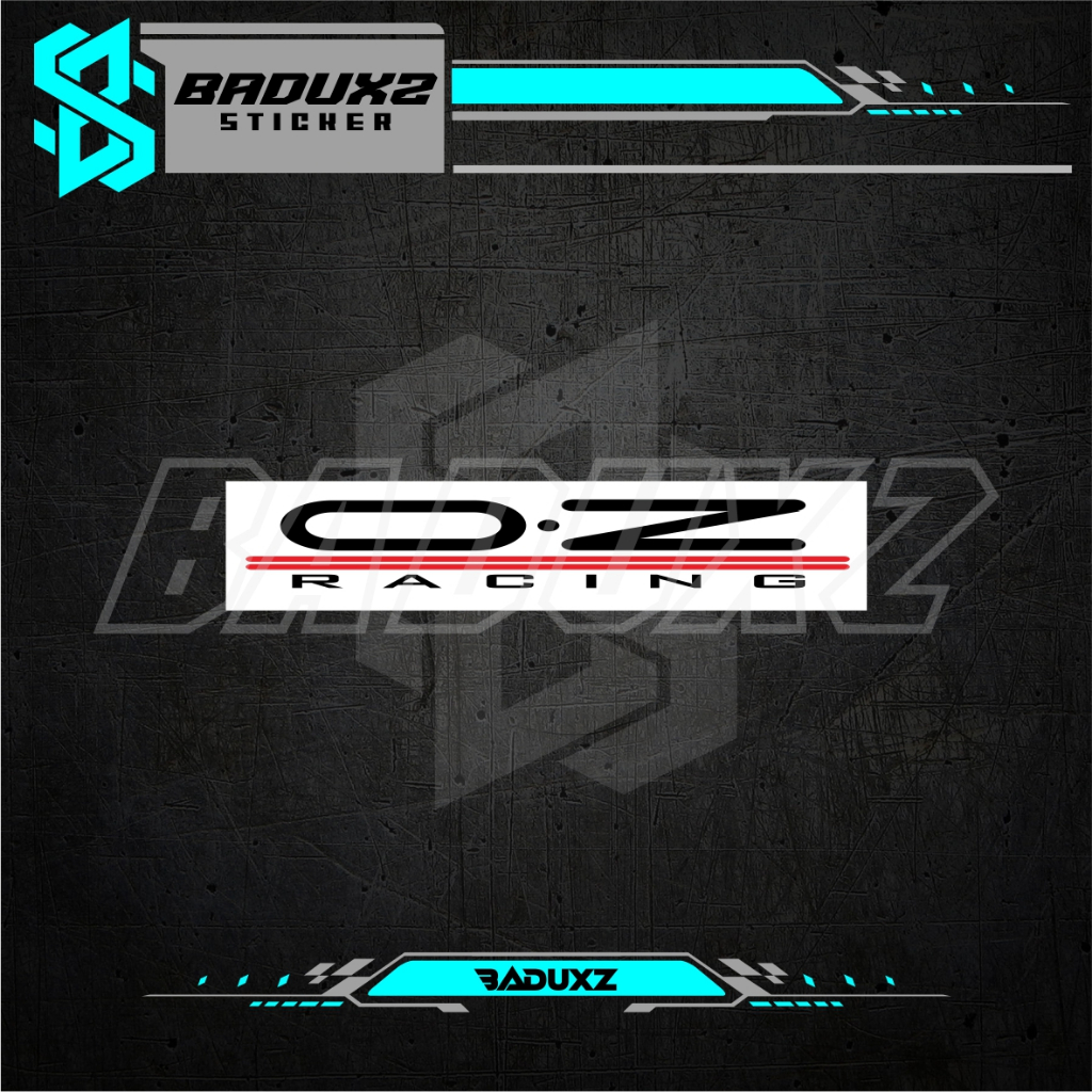 OZ RACING STICKER พิมพ์ตัด OZ RACING STICKER