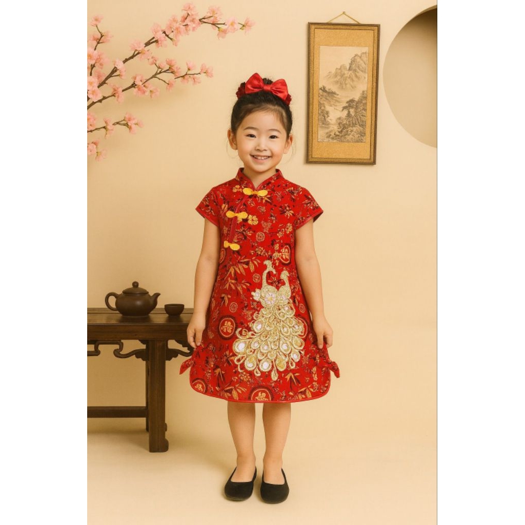 Qibao Merak 2507 กี่เพ้าตรุษจีนสําหรับเด็กและผู้ใหญ่