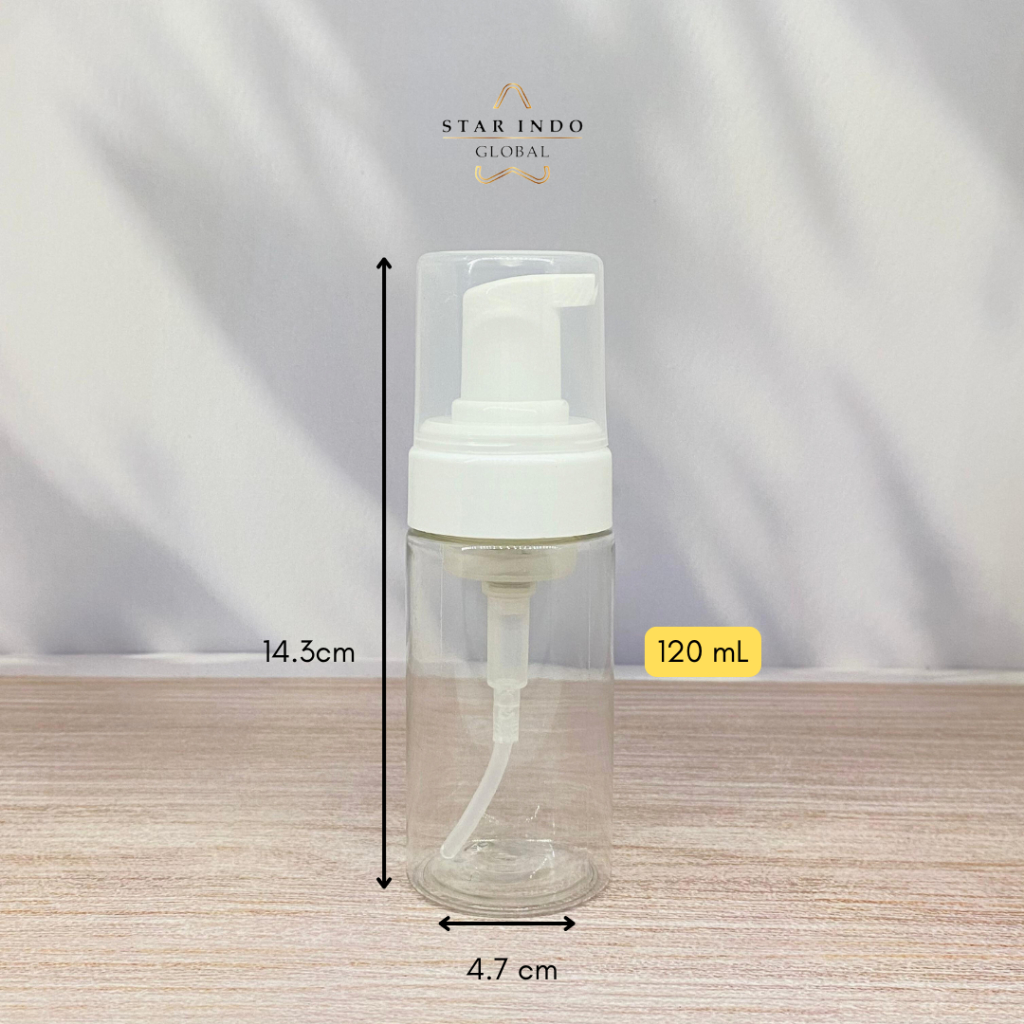120mL Clear Foamer Bottle / 120mL ขวดโฟมใส