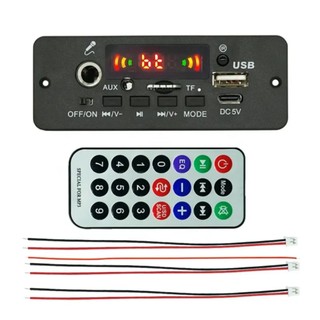 Modul Mp3 Player Stereo 2x5 Watt Amplifier DC 3.7V - 5V Bluetooth Mic Karaoke
