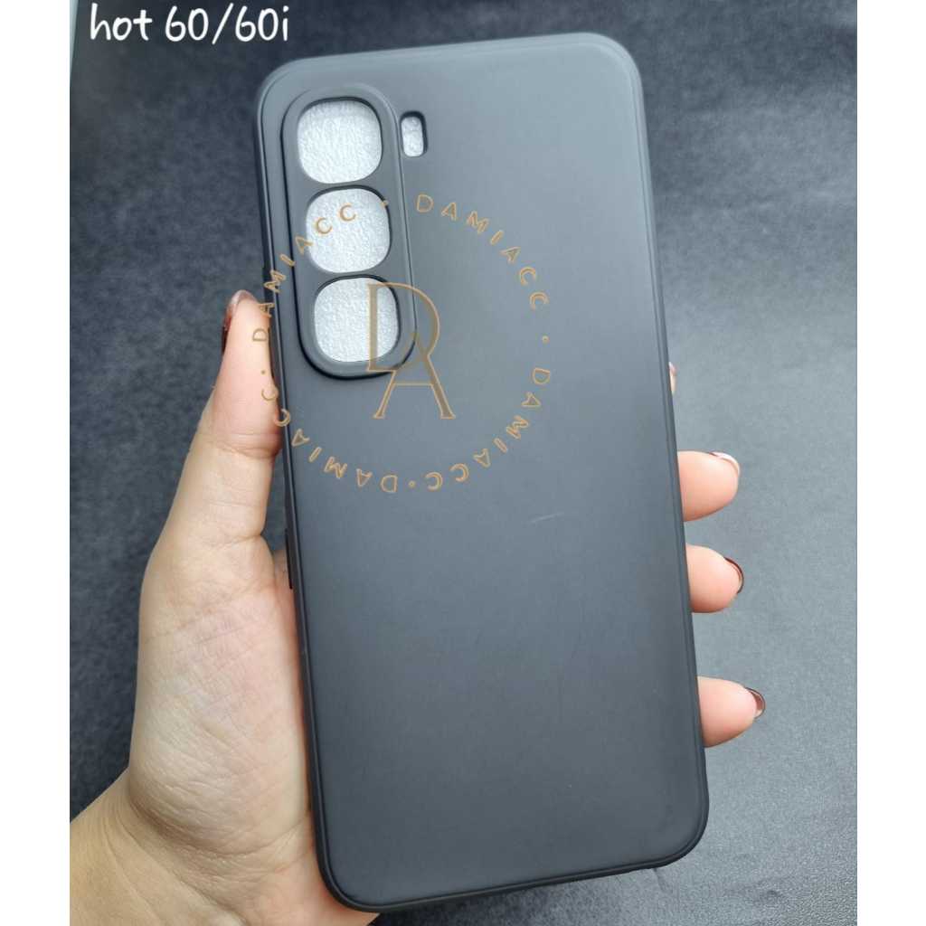 Infinix Hot 60 60 60i hot 60 pro plus hot 60 pro Square Black Case soft case