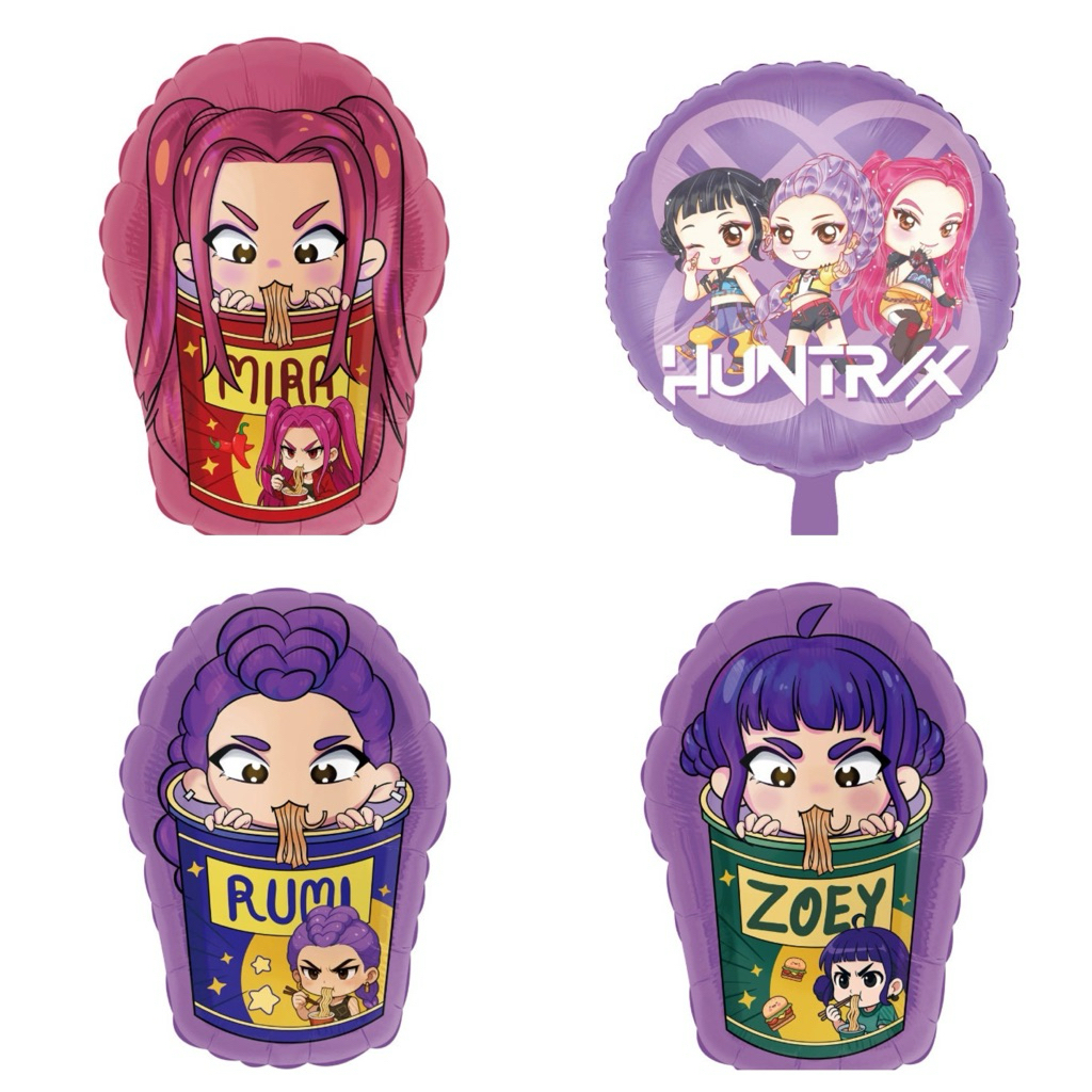 KPOP DEMON HUNTER BALLOONS