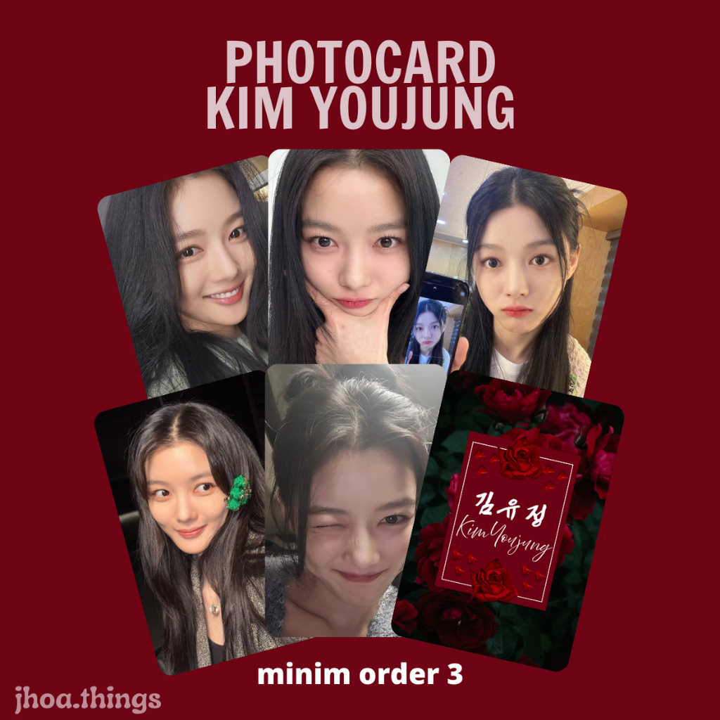[UNOFFICIAL PHOTOCARD KIM YOUJUNG YOOJUNG YOU JUNG นักแสดงเกาหลี DRAMA MY DEMON DEAR X LOVE IN THE M