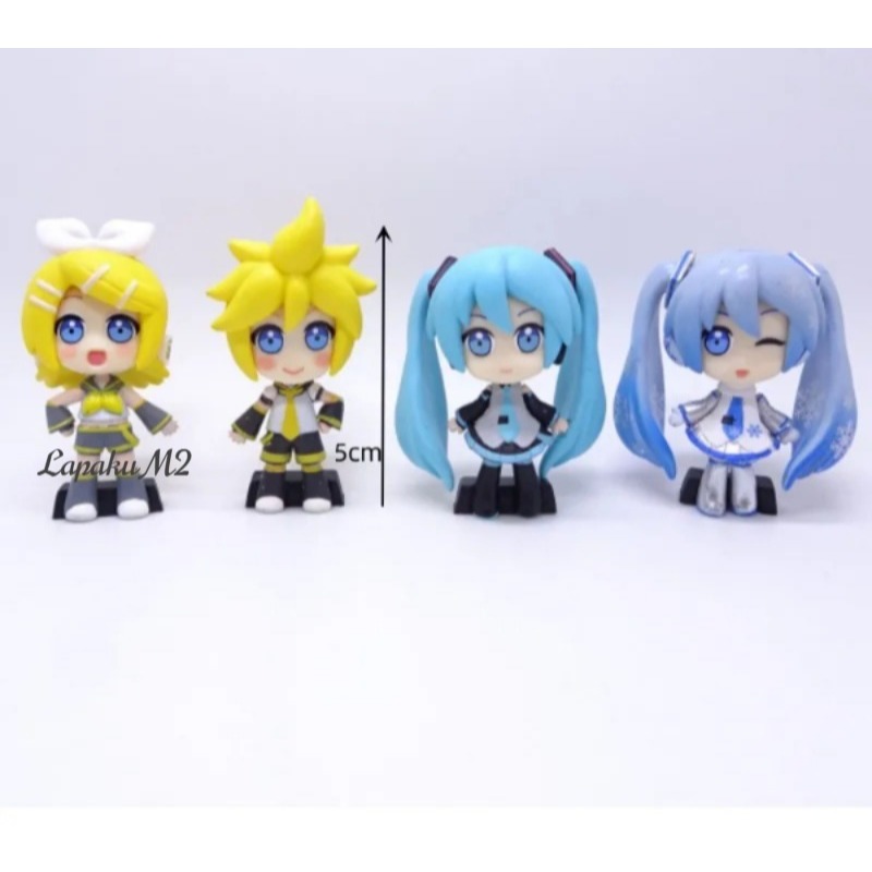 Vocaloid Hatsune Miku Deformed Mini Figure ชุด 4 ชิ้น