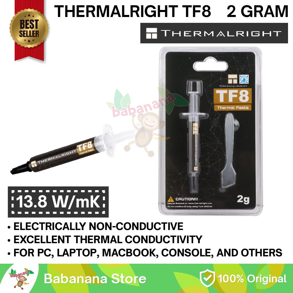 Thermalright TF8 2g โปรเซสเซอร์วางความร้อนดั้งเดิม
